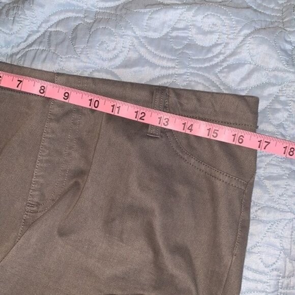 Faded Glory Womens Stretch Pants XL/16-18 Gray Casual Wear Polyester Blend - Picture 8 of 10